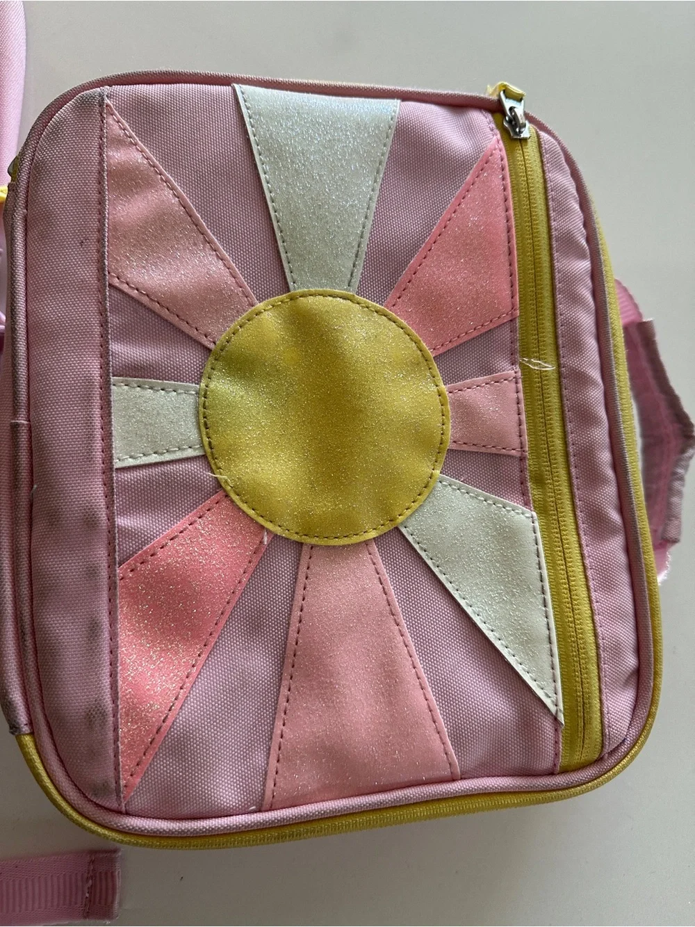 Pottery Barn Kids Glow-in-the-Dark Sunburst Small Mackenzie Backpack Bundle